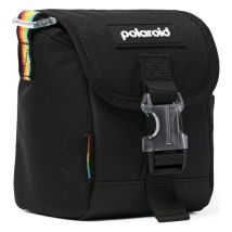Sacoche pour Appareil Photo Polaroid Go avec Bandoulière Réglable Ripstop Noir