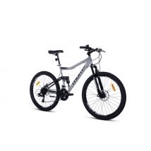Vélo VTT ROCK 26 FS, SHIMANO 21v, Freins a disques & Full Suspension