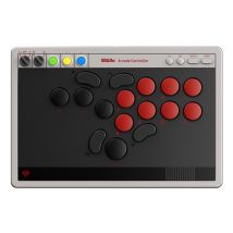 8Bitdo Arcade Controller Nero, Grigio Bluetooth/RF/USB Controller di gioco Analogico Nintendo Switch, Nintendo Switch 2, PC - Nuovo