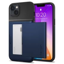 Coque de protection Spigen ACS05060. pour Apple iPhone 14 Polycarbonate, Bleu