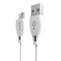 DUDAO L4M USB-A to microUSB cable 1m white cable USB USB 2.0 USB A Micro-USB A Blanco - Nuevo