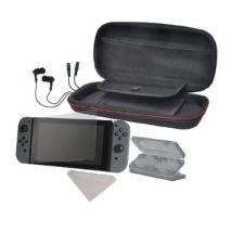 Starter pack 6-en-1 Alpha Omega Players Noir pour Nintendo Switch