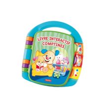 Livre Interactif Comptines Fisher Price pour Bébé
