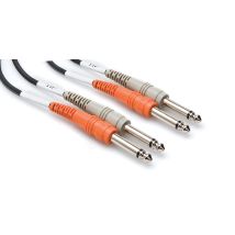 Hosa Technology 2 x TRS/2 x TRS cable de audio 3 m 2 x 6,35 mm 6,35 mm TRS Negro - Nuevo