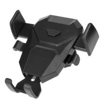 Support Voiture Smartphone Largeur entre 60 et 90mm Grille d'aération Noir