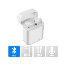 Altadif ALTWHEARB Auricular inalámbrico Bluetooth para llamadas/música Blanco - Nuevo