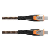 Urban Armor Gear 9B4415114097 Cavo USB 3.2 Gen 2x2 0,75 m USB C Nero, Arancione - Nuovo