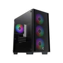 Case per PC - XIGMATEK - NYX Air II (nero) - Mini tower - Formato micro-ATX - Senza alimentatore - Nuovo