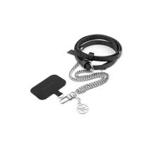 Bandoulière Tour de Cou pour Smartphone Universel Noir / Argent