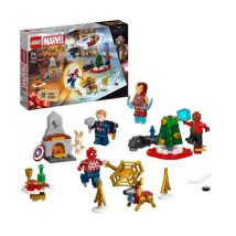 LEGO Marvel 76267 Le Calendrier de l'Avent des Avengers 2023, 24 Cadeaux incluant Captain America, Spider-Man, Iron Man et Plus