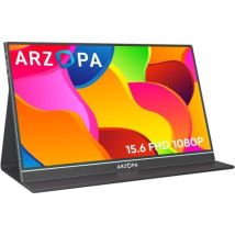 Ecran Portable ARZOPA S1 Table,15.6 Pouces 1920×1080 FHD 60 Hz,Moniteur Portable IPS