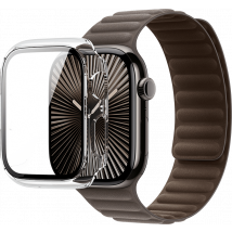 Coque renforcée Apple Watch 10 46mm avec écran tactile 46mm Transparente + Garantie à vie Force Case