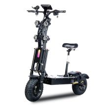 Patinete eléctrico plegable TOURSOR X14 con asiento, motor dual y batería de 72 V y 40 Ah - Nuevo