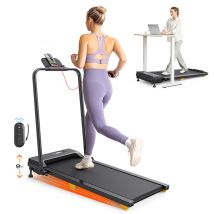 SYSURO S1L MIX Cinta de correr plegable, motor de 2.5 HP, velocidad de 1-10 km/h, modo HIIT, inclinación del 9 %, cinta de 5 capas, silenciosa - Nuevo