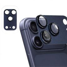 imoshion Protection Caméra en verre trempé 2 Pack pour Apple Apple iPhone 17 Pro - Deep Blue