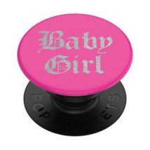 Pop Grip pour Smartphones Standard Design Baby Girl Noir
