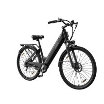Bicicletta elettrica urbana PIXAR C1, batteria rimovibile da 36 V 13 Ah, cambio Shimano a 7 velocità - nera - Nuovo