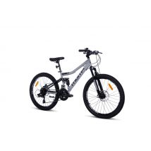 Bicicletta MTB Junior, ROCK 24 FS, Moma Bikes, SHIMANO 21V, Freni a Disco, Doppie sospensioni - Nuovo