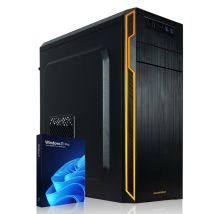Basic - Office PC / Ordinateur de bureau - Intel Celeron G5905 - Home Office Tour Computer avec 8 GO DDR4 RAM - 3,5 GHz - 512 GO SSD - DVD+RW - USB 