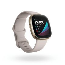 FITBIT Sense - Reloj conectado - Lunar White - Nuevo