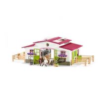 Schleich - Scuola di equitazione con cavallo e cavaliere - 42344 - Nuovo