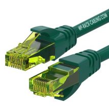 WP WPC-PAT-6AU005G cable de red Verde 0,5 m Cat6a U/UTP (UTP) - Nuevo