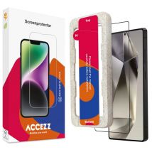 Accezz Protection d'écran en verre trempé avec applicateur pour Samsung Galaxy S25 Ultra