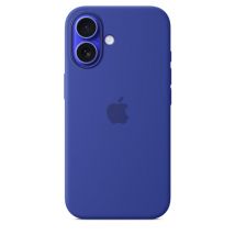 Apple Coque en silicone avec MagSafe pour iPhone 16 - Outremer Apple iPhone 16