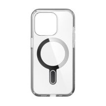 Coque pour iPhone 15 Pro MagSafe Presidio Perfect-Clear Click-lock Anti-rayures Transparent