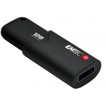 Emtec B120 Click Secure lecteur USB flash 128 Go USB Type-A 3.2 Gen 2 (3.1 Gen 2) Noir