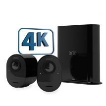 Arlo Ultra 2 Caméra de Surveillance extérieure, pack de 2 noir