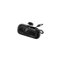 Forever PowerBank Mini Lightning Noir - 5000mAh Batterie Externe Charge Rapide mit Technologie Pass-Through - Batterie Externe Compacte et Légère pour