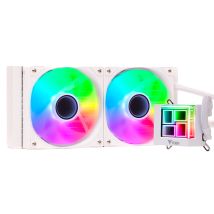 itek HYDRO CUBE 240W Procesador Kit de refrigeración líquida 12 cm Blanco - Nuevo