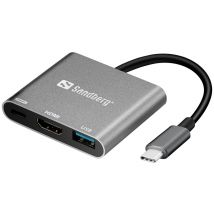 Sandberg USB-C Mini Dock HDMI+USB - Nuevo
