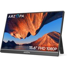 ARZOPA A1-MONITOR Portatile, 15.6 , Full-HD, 1920 x 1080, USB-C tempo di risposta 1 ms - Nuovo