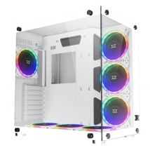 XIGMATEK Aquarius Plus Arctic ARGB (Bianco) - Case senza alimentatore - Mid-tower - Formato ATX - Nuovo