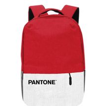 Pantone PT-BPK001R1 mochila Mochila informal Rojo, Blanco Poliéster - Nuevo