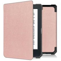 imoshion Étui de liseuse portefeuille Slim Soft pour Kobo Nia - Rose Doré