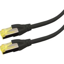 LOGON PREMIUM APR6A015BL cable de red Negro 1,5 m Cat6a S/FTP (S-STP) - Nuevo