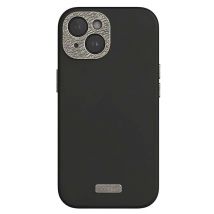 Coque MagSafe pour iPhone 15 Plus en Cuir Napa Ultra Renforcé Noir