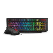 Ozone Tastiera a doppio tocco Mouse con USB Nero Spagnolo - Nuovo