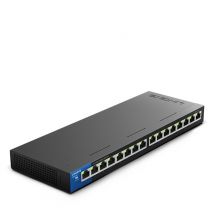 Linksys Conmutador Gigabit de escritorio con 16 puertos (LGS116) - Nuevo