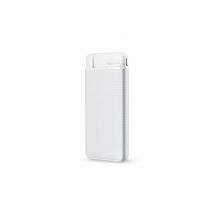 Forever - Batterie de Secours Blanche - 5000mAh [ Travel Power Bank Externe ] Sortie 1 Ports USB-A + 1 Port USB-C (out)