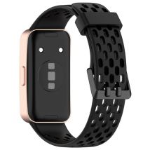 Bracelet de remplacement pour Huawei Band 10/9/8 - Conception respirante Black