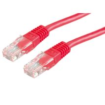 VALUE Câble patch UTP confectionné, Cat.6 rouge 0,5m
