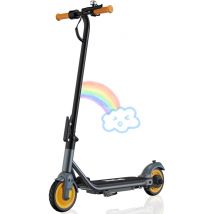 Trottinette Électrique pour Enfants - RCB - Trois vitesses - Double freins - Cadeau Super Jaune
