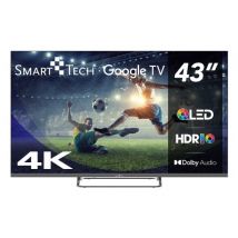 Smart-Tech 43QG02V TV 109,2 cm (43 ) 4K Ultra HD Smart TV Wifi Gris 280 cd/m²