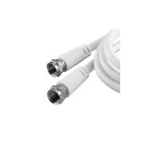 Vivanco VVSATCAB30FFW câble coaxial 3 m Type F Blanc