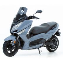 Leo90 - Scooter électrique 125cc - moteur 5100 W - batterie 72V 50Ah, gris acier