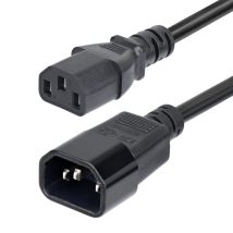 StarTech.com Cable de Extensión de Alimentación C14 a C13 4,5m - Cable de Alimentación C14 a C13 para PDU - Cable Alargador de Alimentación - 15A 250V